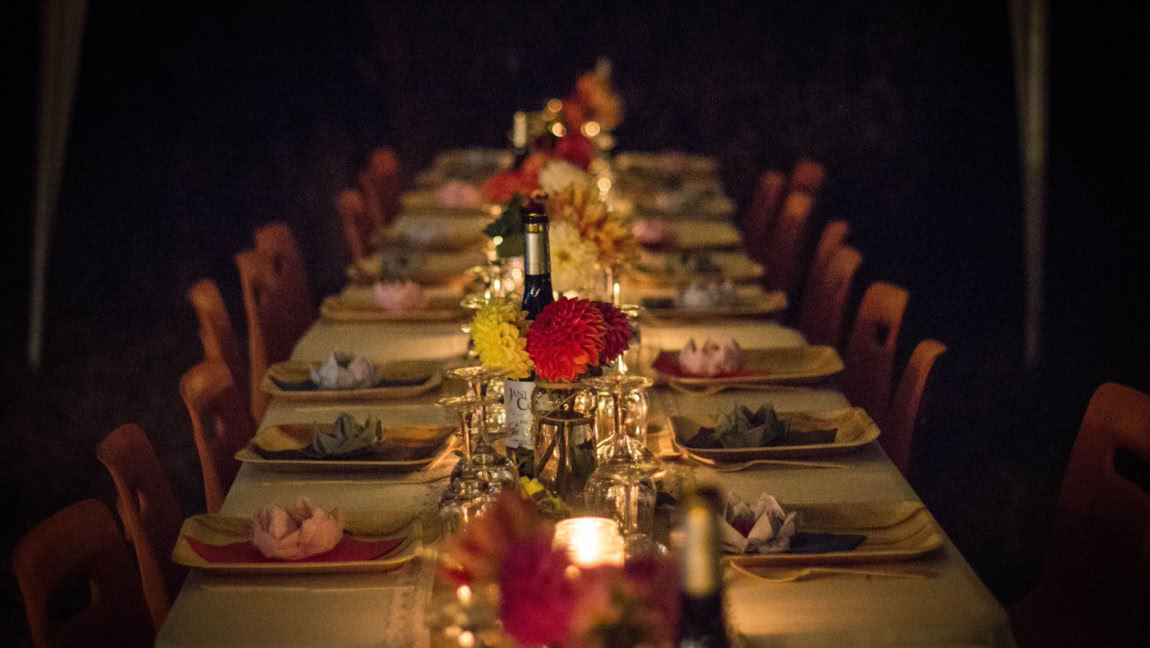 We arrange festive and unique dinner events